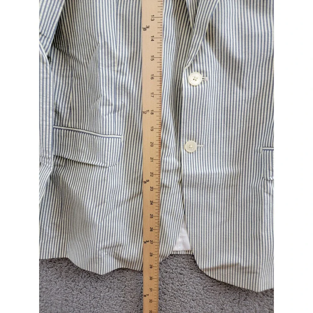 Lauren Ralph Lauren UltraFlex Classic-Fit Seersucker Sport Coat Boys 20R White - Picture 8 of 15